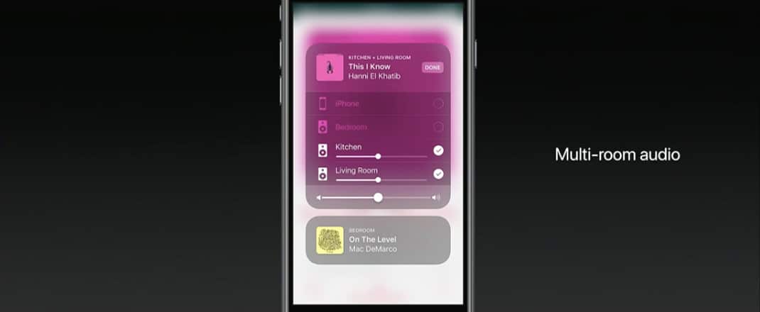 iOS 11 bringt endlich Multiroom Audio Support