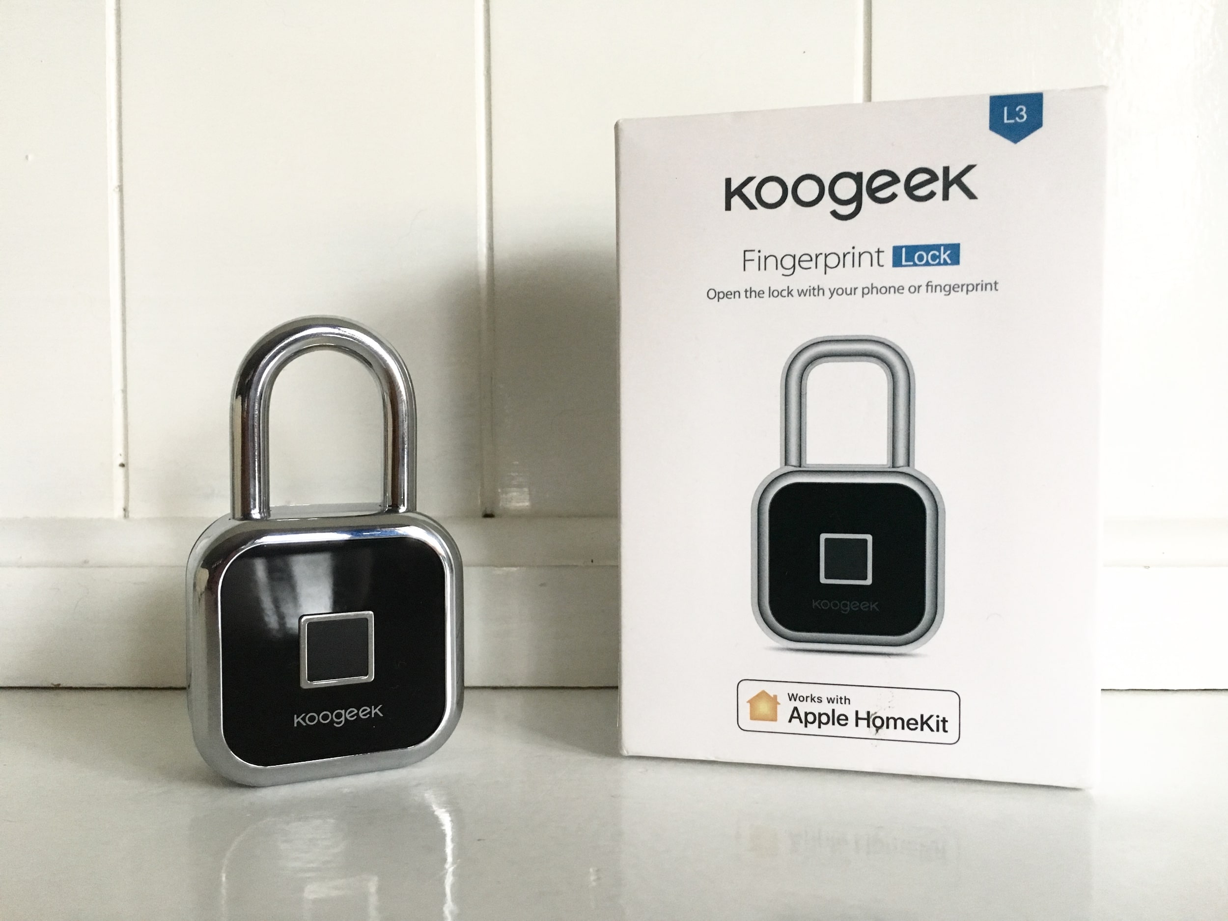 Koogeek L3: HomeKit Vorhängeschloss mit Fingerabdrucksensor im Test