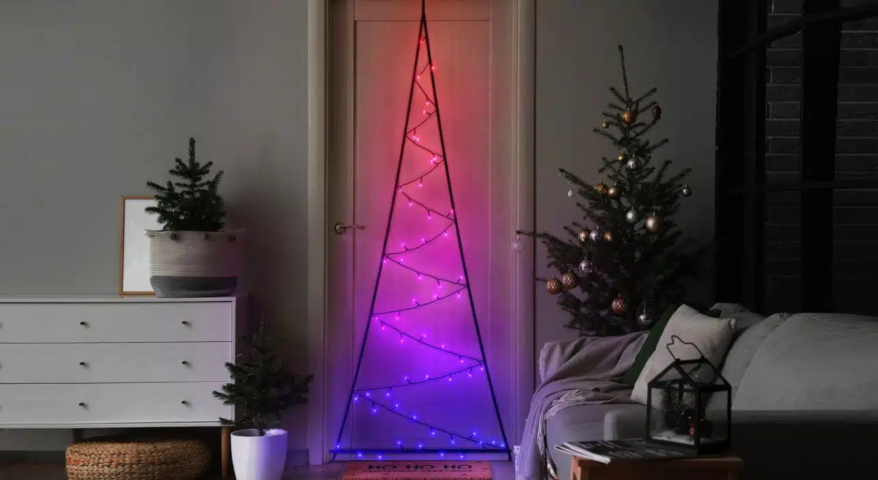 Twinkly Light Tree 2D Neue Weihnachtsbeleuchtung mit HomeKit